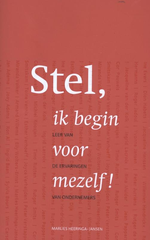 Omslag van Stel, ik begin voor mezelf