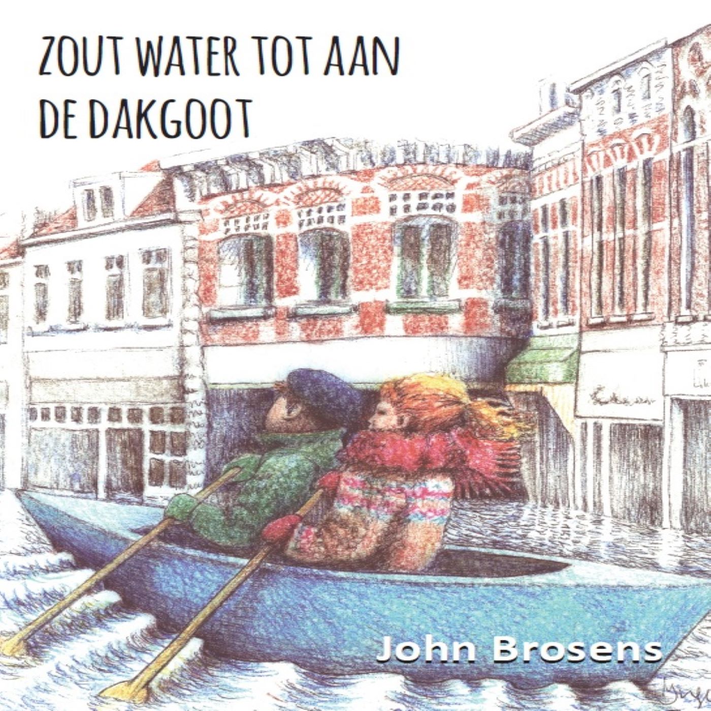 Omslag van Zout water tot aan de dakgoot