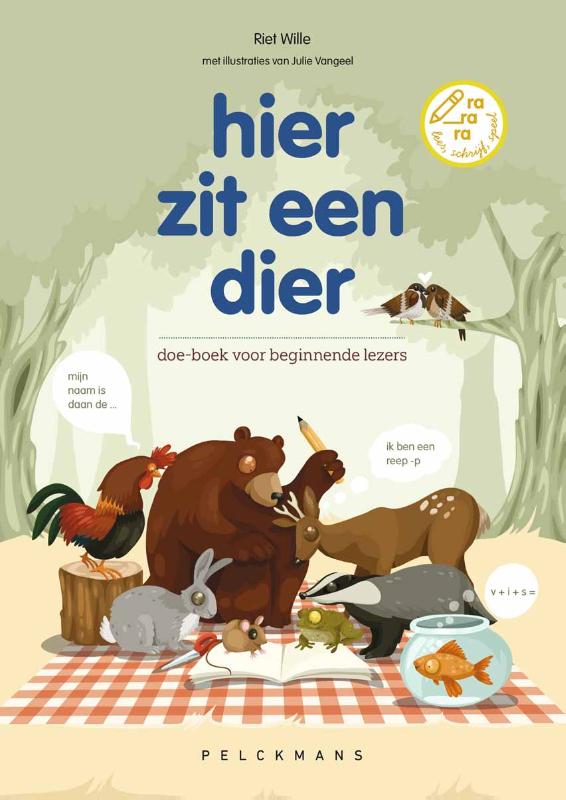 Omslag van hier zit een dier