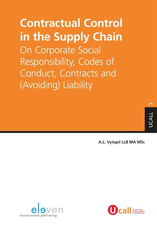 Omslag van Contractual control in the supply chain