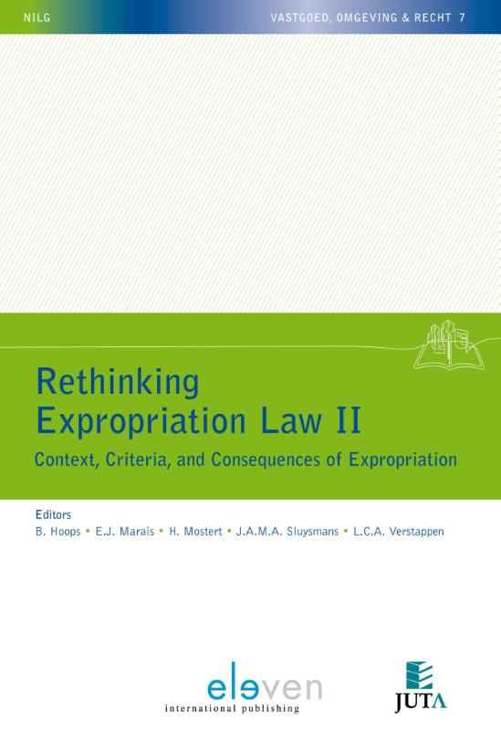 Omslag van Rethinking expropration law II: context, criteria, and consequences of expropriation