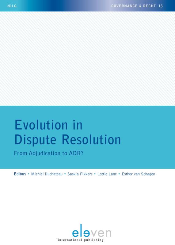 Omslag van Evolution in dispute resolution