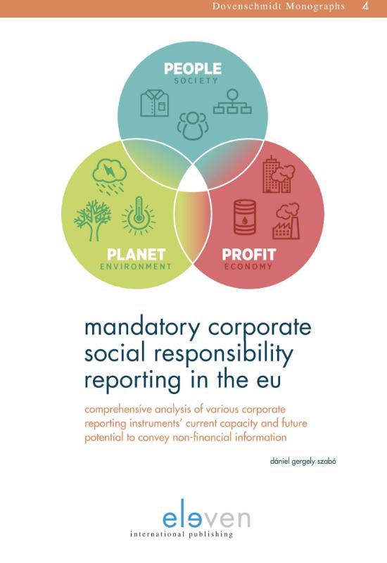 Omslag van Mandatory corporate social responsibility reporting in the EU
