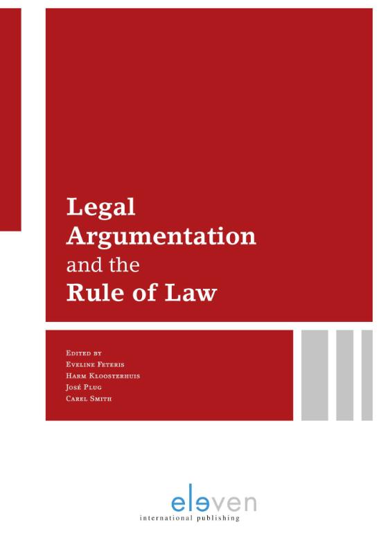 Omslag van Legal argumentation and the rule of law