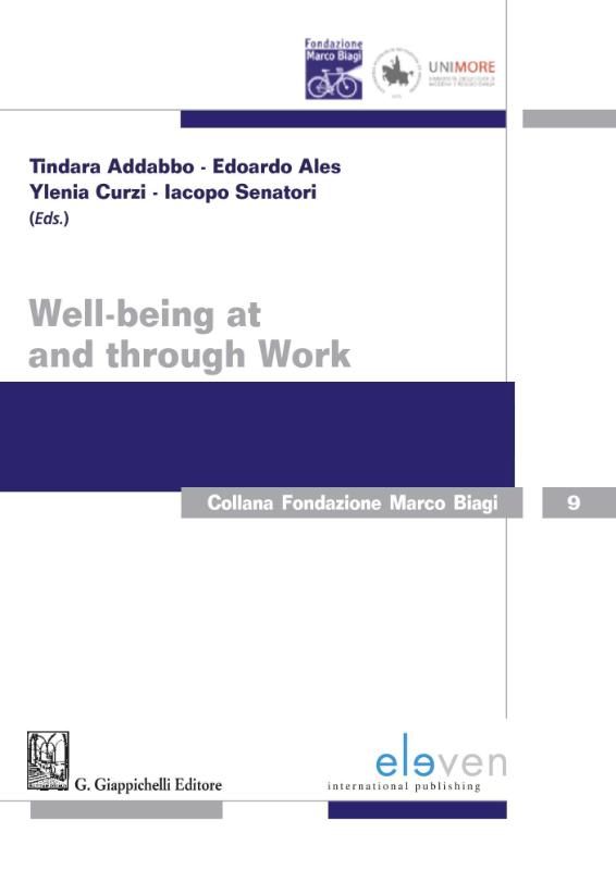 Omslag van Well-being at and through work