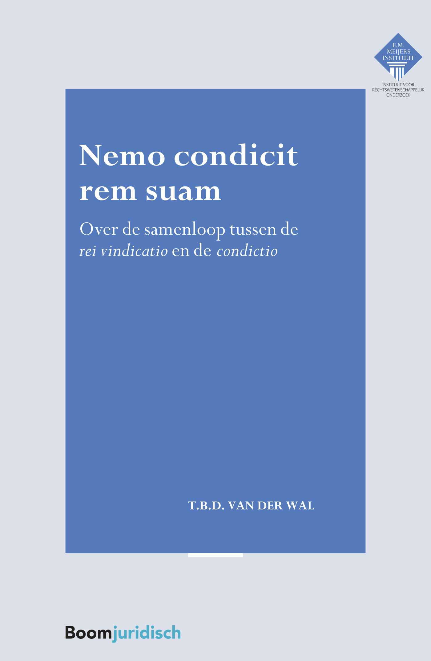 Omslag van Nemo condicit rem suam