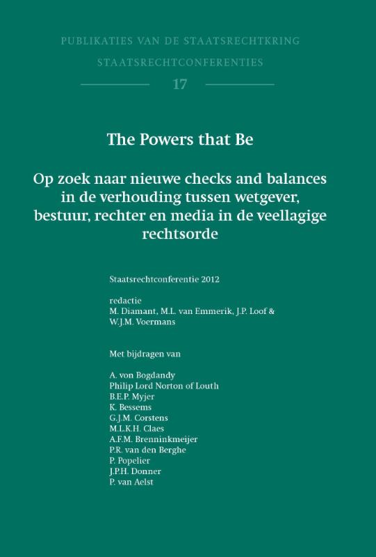 Omslag van staatsrechtconferentie 2012