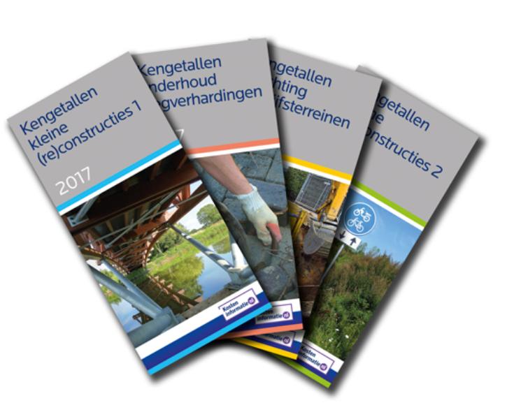 Omslag van Serie GWWkostenkengetallen 4 boeken 2017