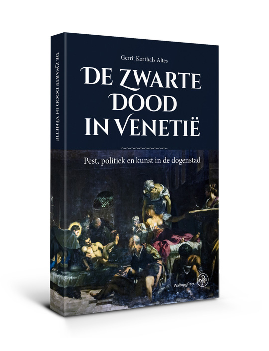 Omslag van De Zwarte Dood in Venetië
