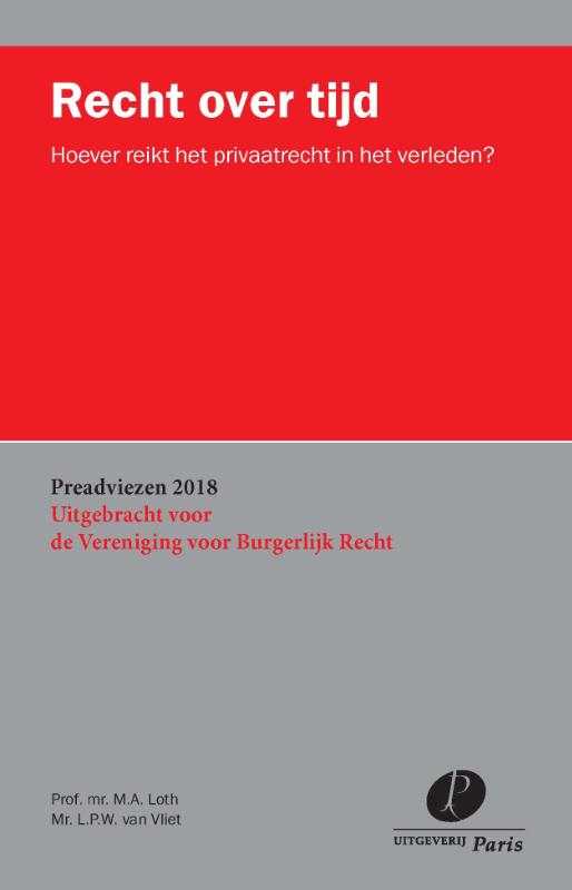 Omslag van Recht over tijd