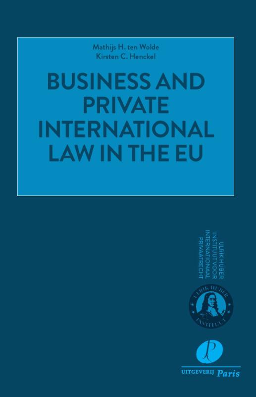 Omslag van Business and private international law in the EU