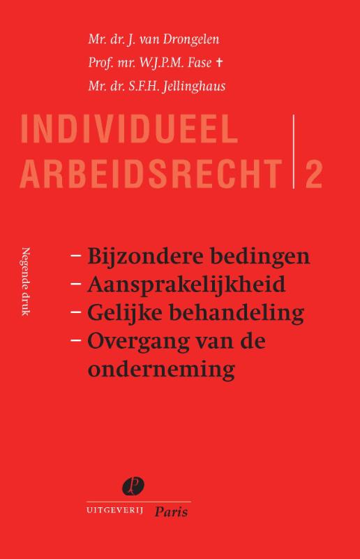 Omslag van Bijzondere bedingen. Aansprakelijkheid. Gelijke behandeling. Overgang van de onderneming