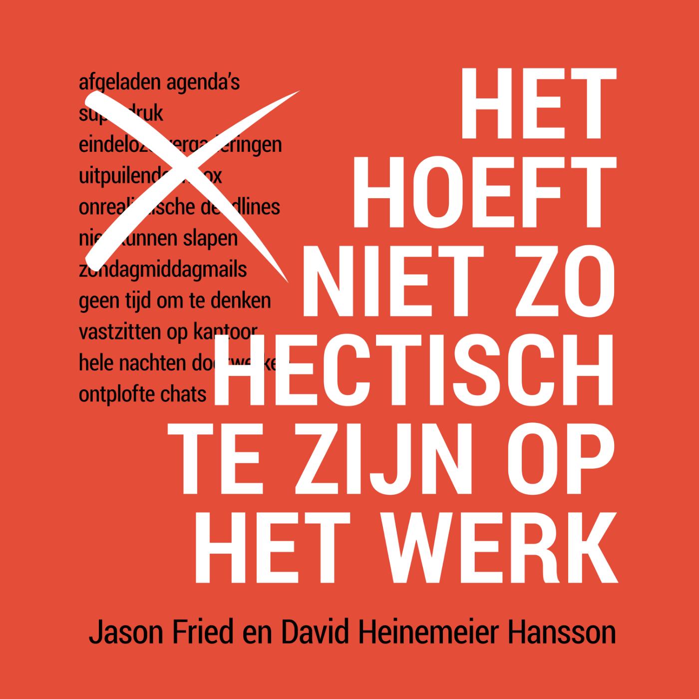 Omslag van Het hoeft niet zo hectisch te zijn op het werk