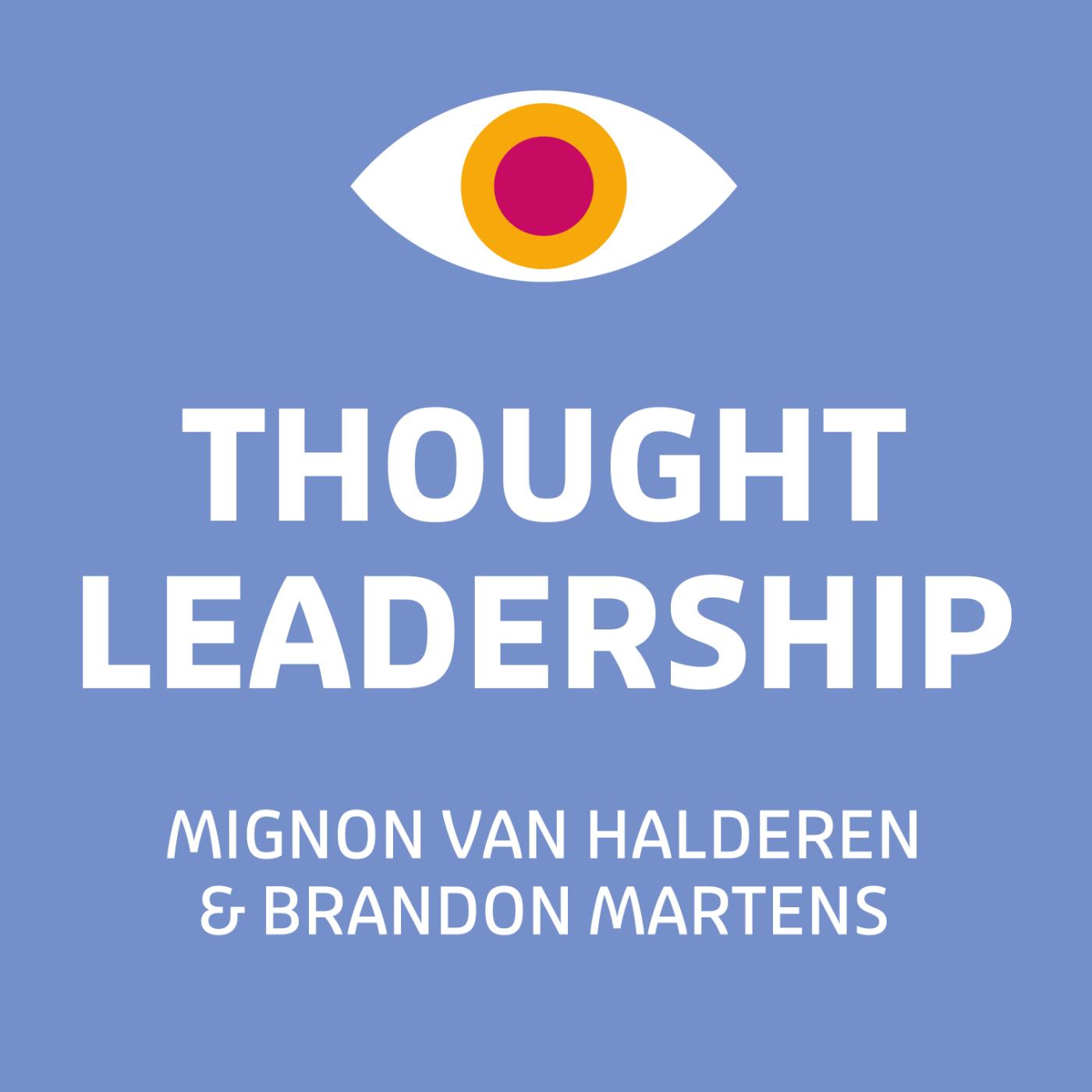 Omslag van Thought leadership
