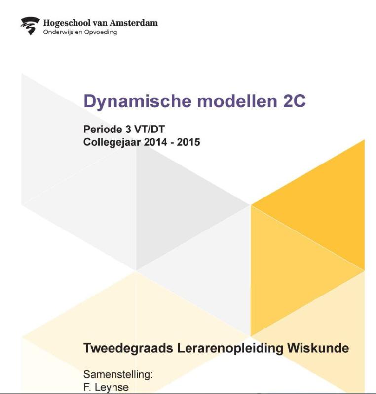 Omslag van 2C periode 3 VT/DT collegejaar 2014-2015