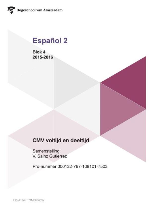Omslag van Español 2