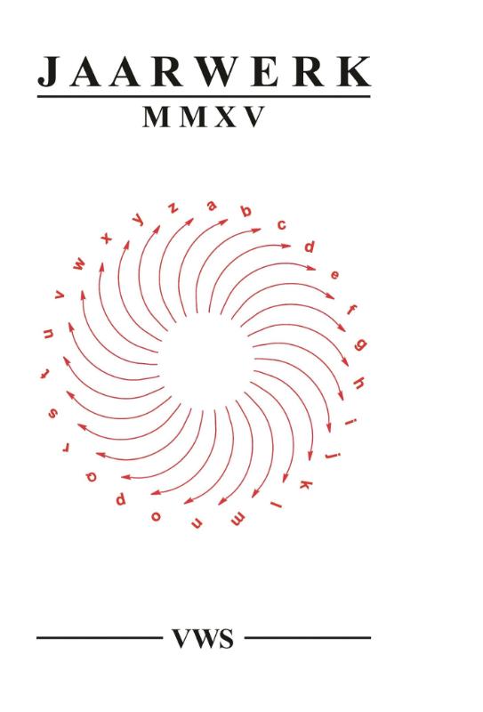 Omslag van Jaarwerk MMXV