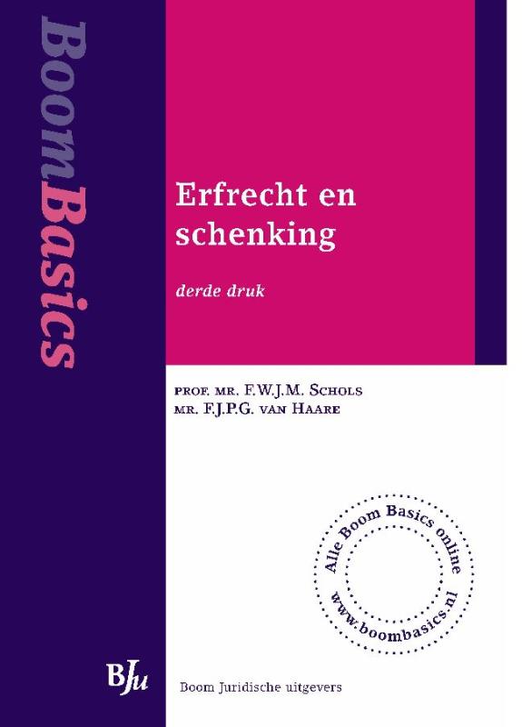 Omslag van Erfrecht en schenking