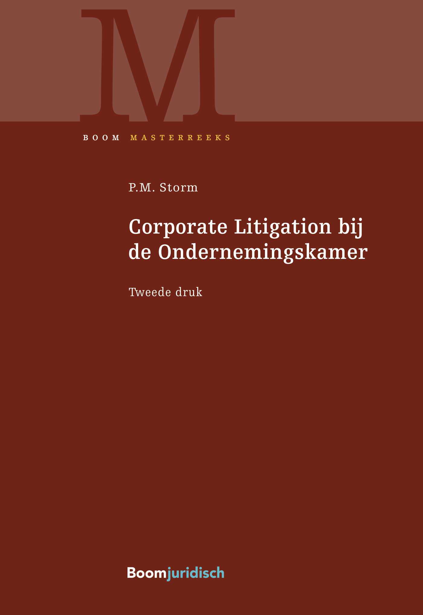 Omslag van Corporate Litigation bij de Ondernemingskamer