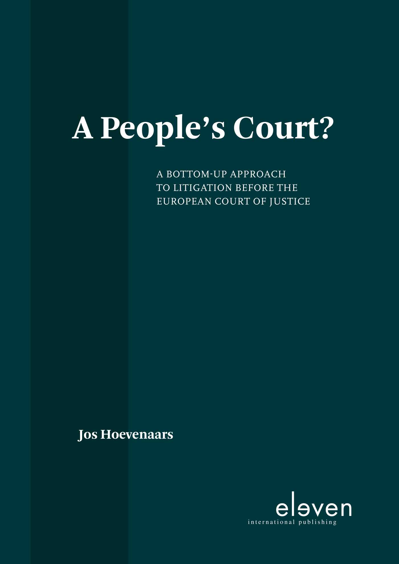 Omslag van A People's Court?