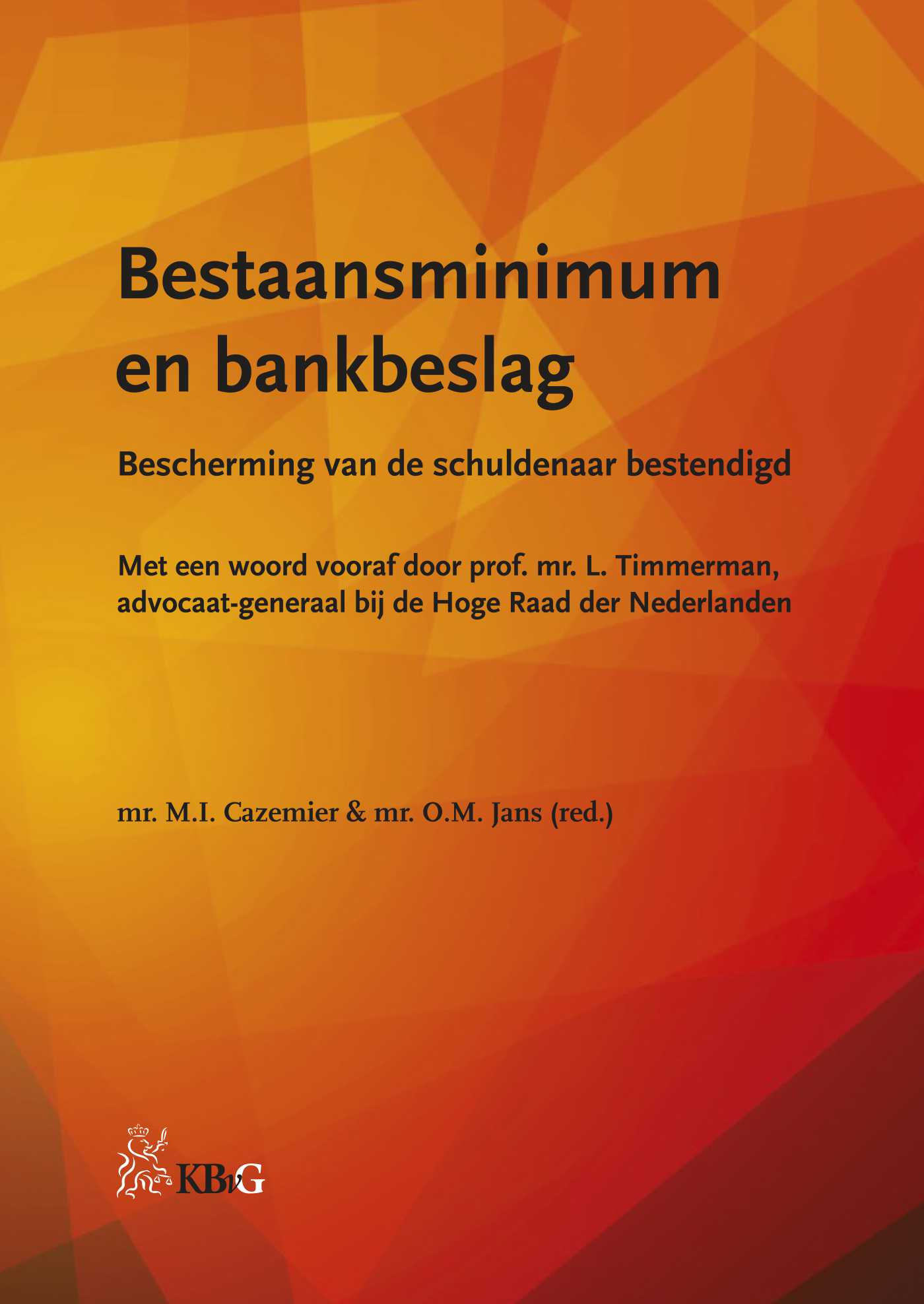Omslag van Bestaansminimum en bankbeslag