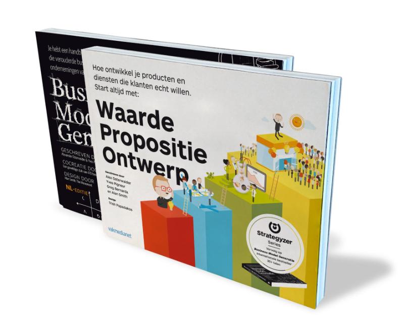 Omslag van Combi business model generatie en waarde propositie ontwerp