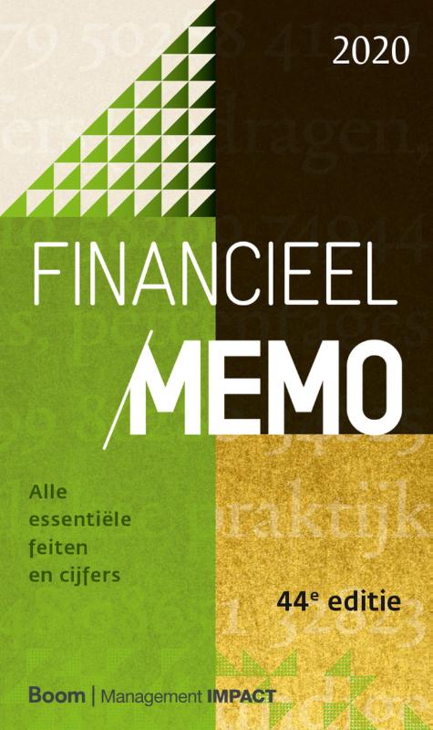 Omslag van Financieel Memo 2020