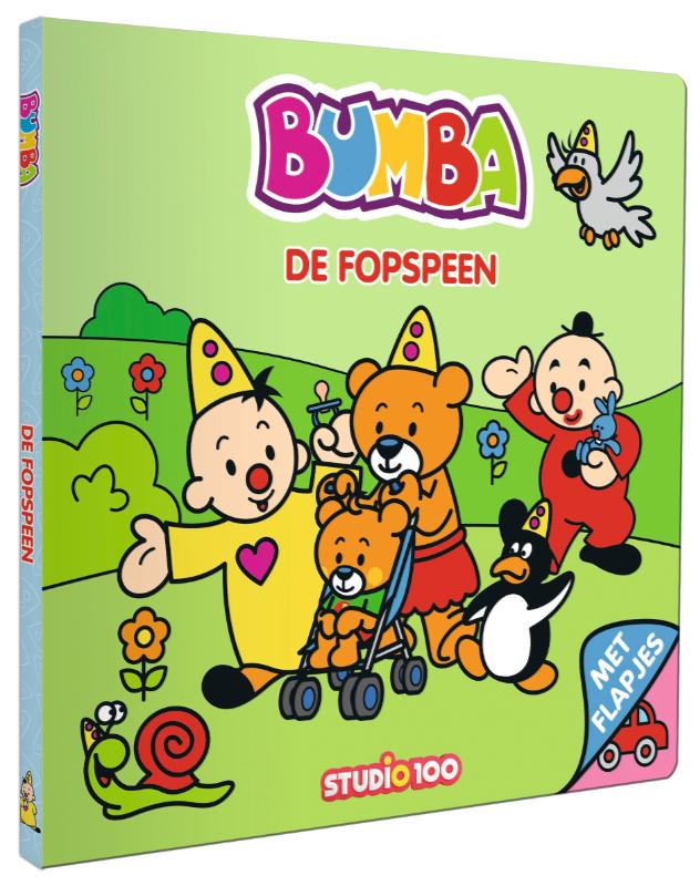Omslag van Bumba : kartonboek met flapjes - De fopspeen