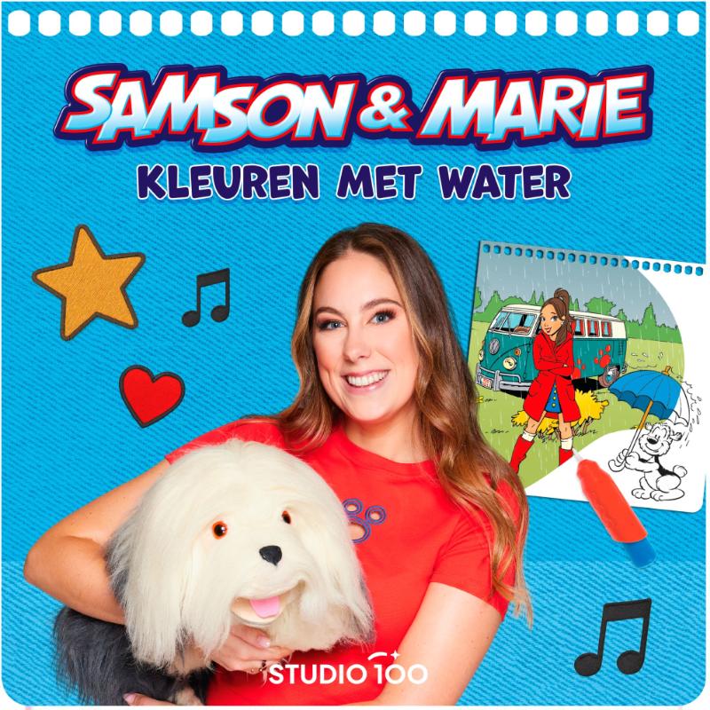 Omslag van Samson & Marie : Kleuren met water