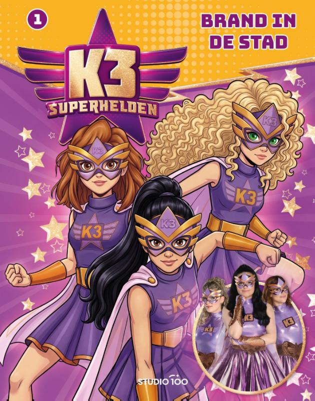 Omslag van K3 : leesboek - Superhelden