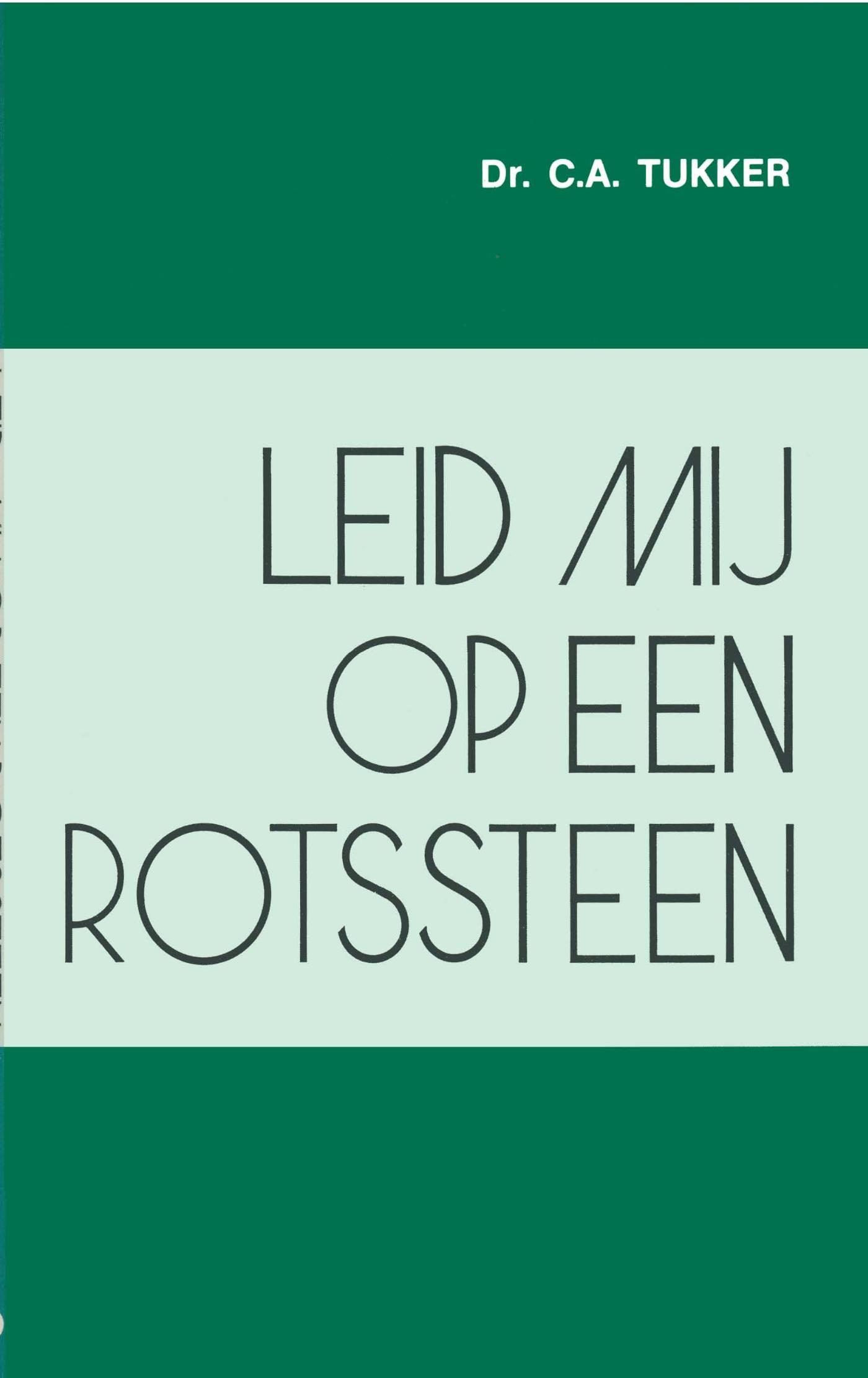 Omslag van Leid mij op een rotssteen