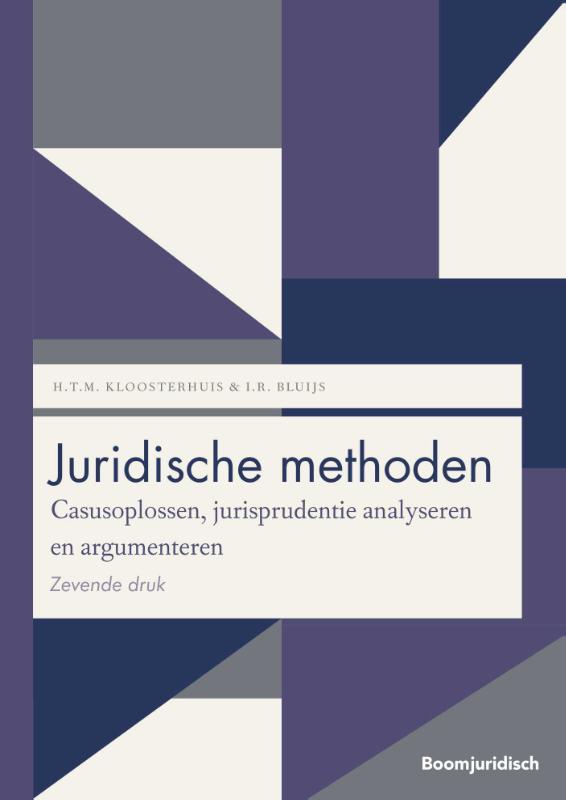 Omslag van Juridische methoden