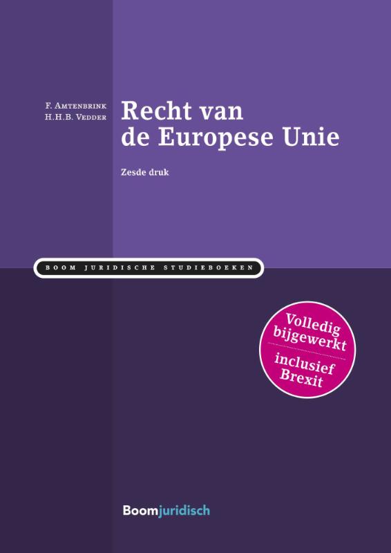 Omslag van Recht van de Europese Unie