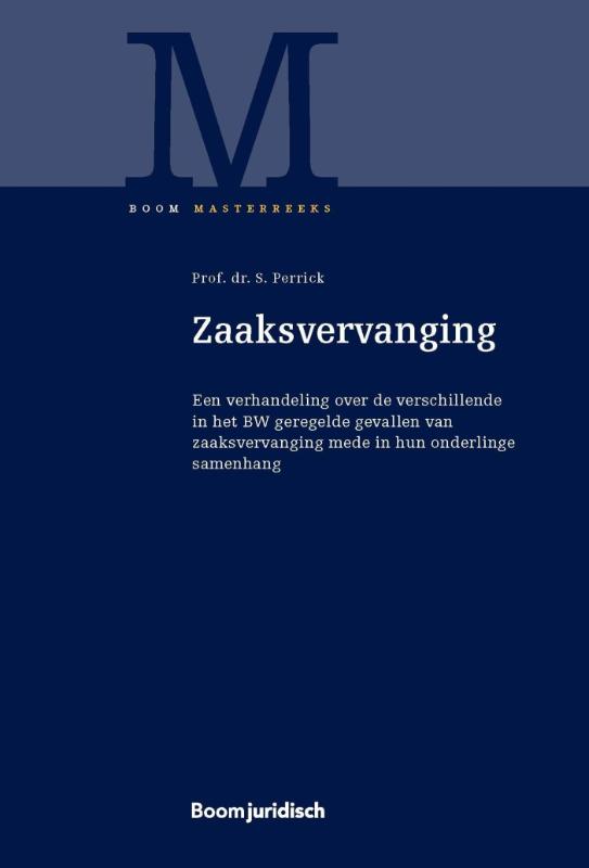 Omslag van Zaaksvervanging