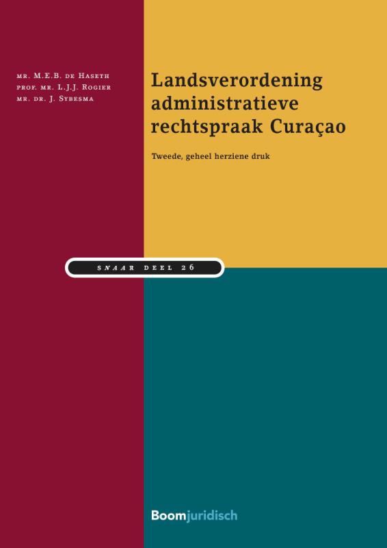 Omslag van Landsverordening administratieve rechtspraak Curaçao
