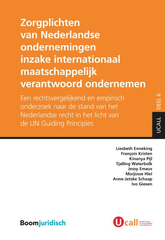 Omslag van Zorgplichten van Nederlandse ondernemingen inzake internationaal maatschappelijk verantwoord ondernemen