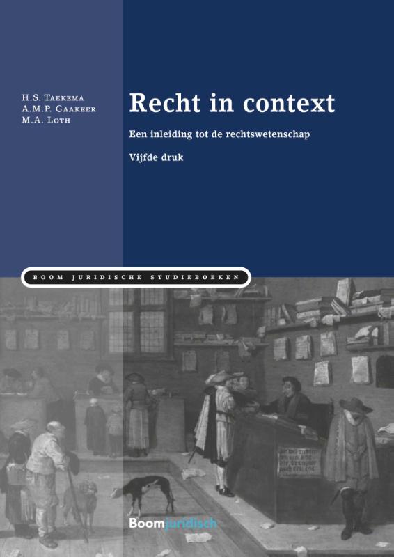Omslag van Recht in context