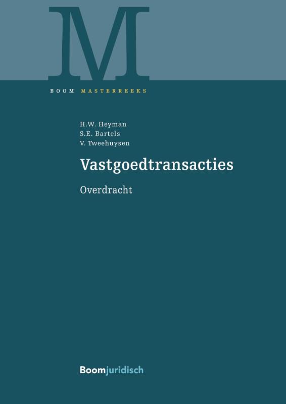 Omslag van Vastgoedtransacties