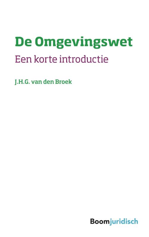 Omslag van De Omgevingswet