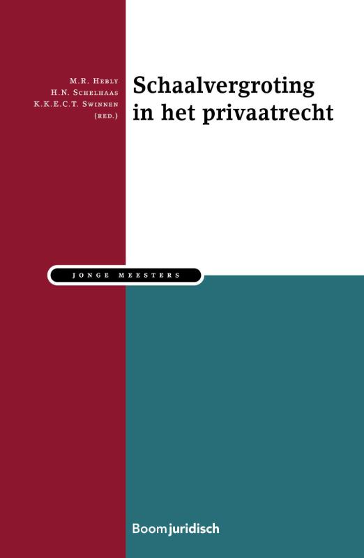 Omslag van Schaalvergroting in het Privaatrecht