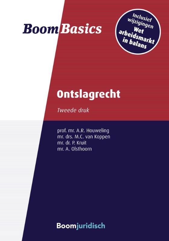 Omslag van Boom Basics Ontslagrecht
