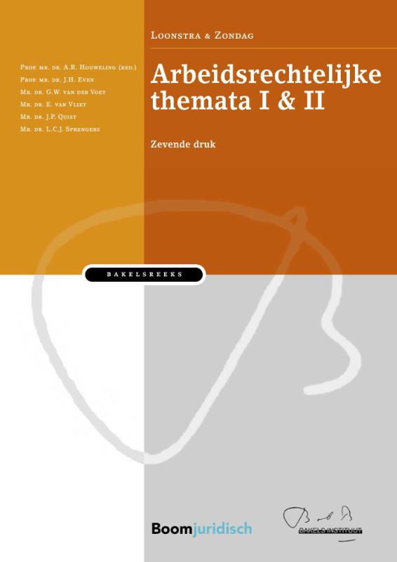 Omslag van Arbeidsrechtelijke themata