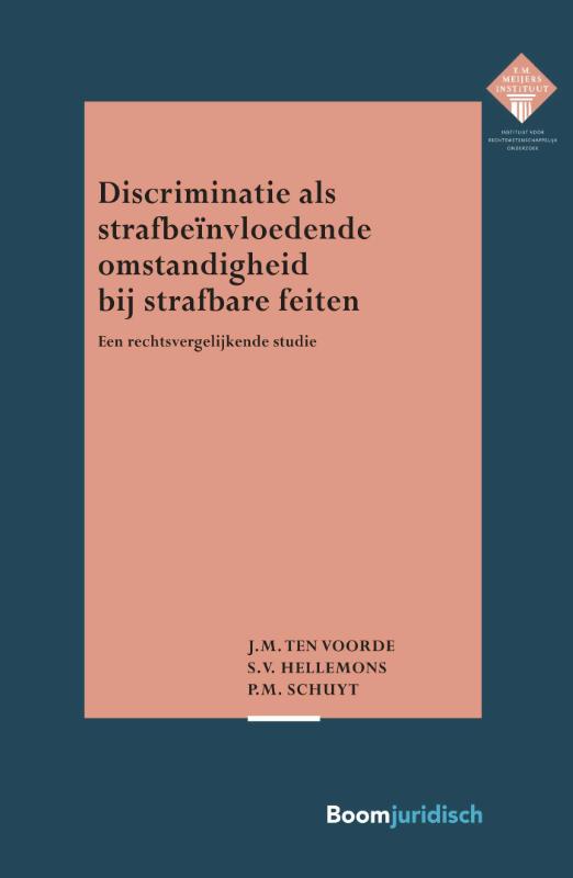 Omslag van Discriminatie als strafbeïnvloedende omstandigheid bij strafbare feiten