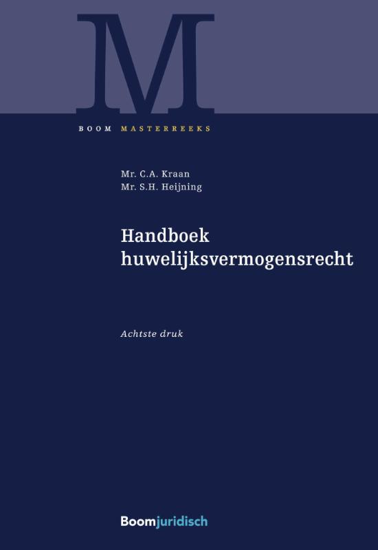 Omslag van Handboek huwelijksvermogensrecht