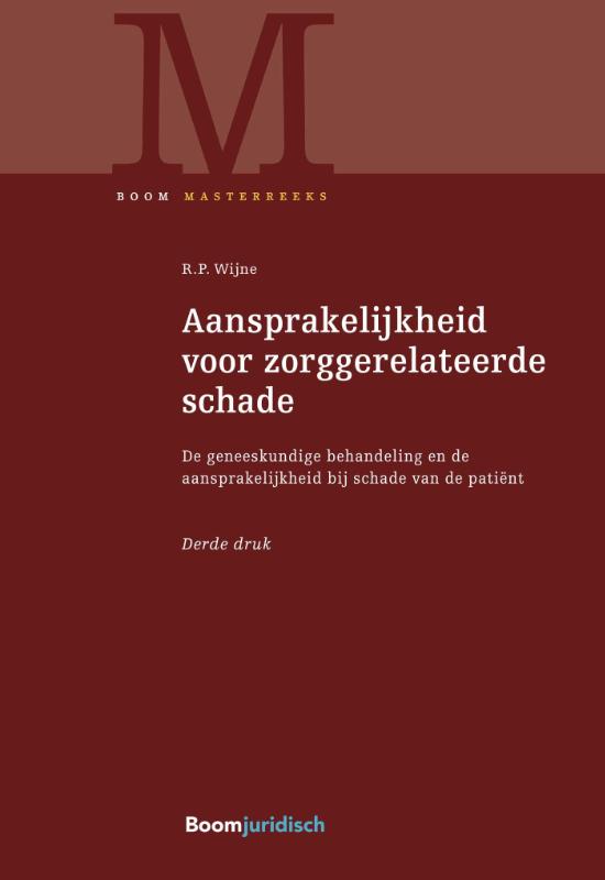 Omslag van Aansprakelijkheid voor zorggerelateerde schade