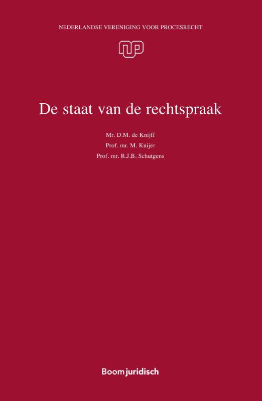 Omslag van De staat van de rechtspraak