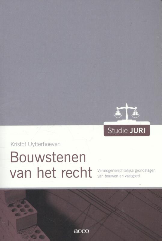 Omslag van Bouwstenen van het recht