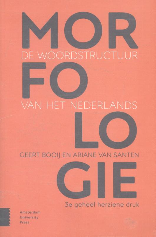 Omslag van Morfologie