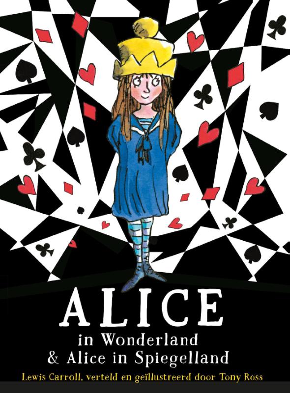 Omslag van Alice in Wonderland / Alice in Spiegelland
