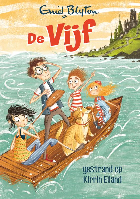 Omslag van Gestrand op Kirrin Eiland